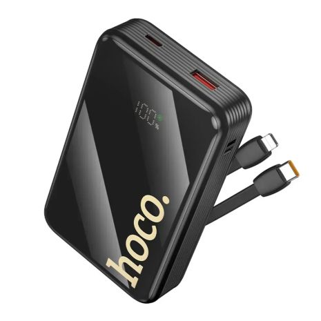 Повербанк Hoco Q37A Graceful 22.5W+PD20W with two cables 20000mAh Черный