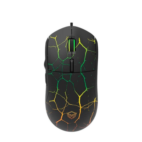 Ігрова дротова миша MEETION Backlit Gaming Mouse RGB MT-M930, 800-3200DPI, USB2.0, 1.5m, black