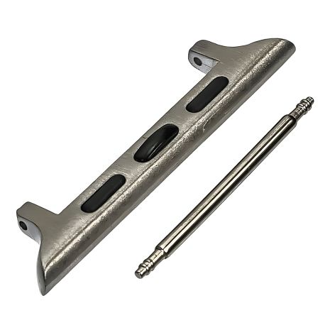 Серебристый переходник универсальный на шпильке для ремешка Apple Watch 38mm/40mm