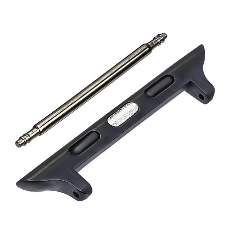 Перехідник на універсальний ремінець для Apple Watch 38mm, 40mm чорний на шпильці