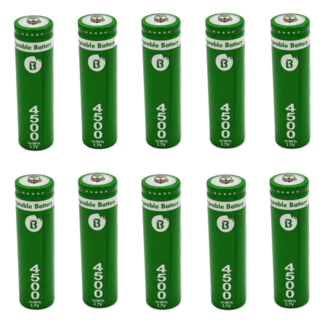 Акумулятори 18650 (10шт) 1200 mAh 3.7V / 4500 mWh/з носиком (реальна ємність) Акумулятори 18650 (10шт) 1200 mAh 3.7V / 4500 mWh/з носиком (реальна ємність)