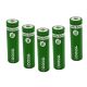 Аккумуляторные батареи 18650 (5шт) с носиком | 1200 mAh, 3.7V, 4500 mWh | реальная емкость