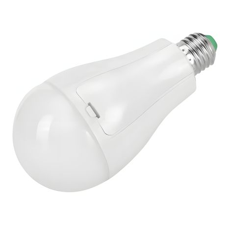30W LED Лампа під АКБ 18650x3шт, аварійна автоматична, E27, 3W від АКБ 2-10 годин, 6800K, БЕЗ АКУМУЛЯТОРІВ, White