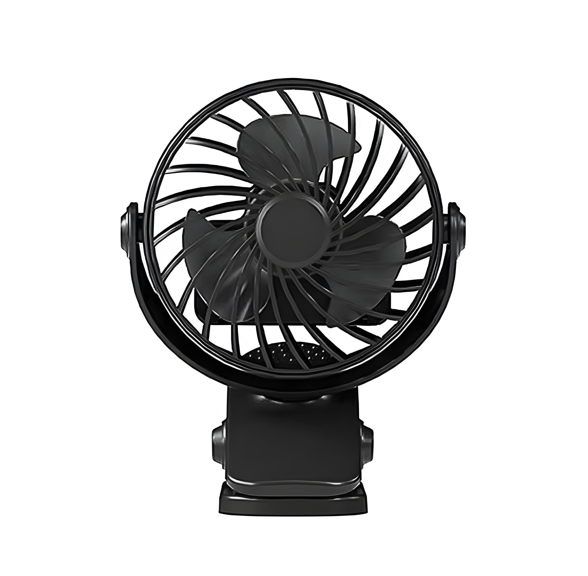 Портативный аккумуляторный USB Вентилятор на прищепке, 12x11cm, 720град вращения, 2.5W, 5V, 500mAh, Type-C, black Портативный аккумуляторный USB Вентилятор на прищепке, 12x11cm, 720град вращения, 2.5W, 5V, 500mAh, Type-C, black