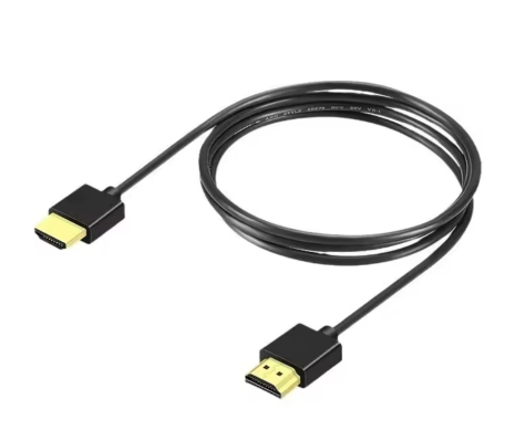 Кабель HDMI Slim /2K 144Hz (4K 60Hz) /Тонкий(3.2mm), 1m(100cm) Black Кабель HDMI Slim /2K 144Hz (4K 60Hz) /Тонкий(3.2mm), 1m(100cm) Black