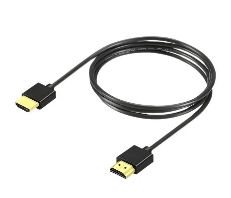 Кабель HDMI Slim / 2K 144Hz (4K 60Hz) / Тонкий (3.2mm), 3m (300cm) Black Кабель HDMI Slim / 2K 144Hz (4K 60Hz) / Тонкий (3.2mm), 3m (300cm) Black