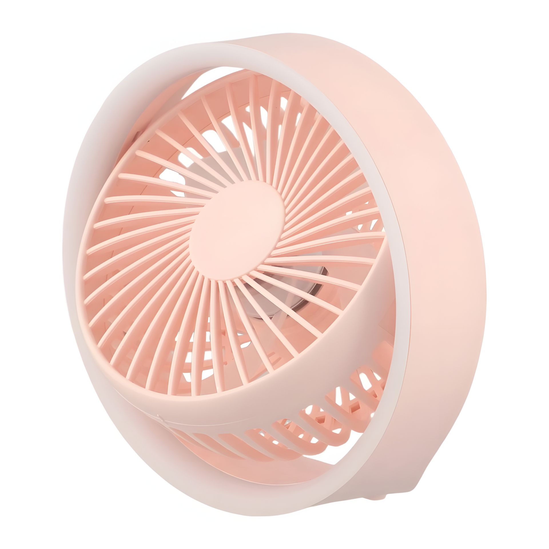 Настольный вентилятор беспроводной GXQC N601, Розовый Настольный вентилятор беспроводной GXQC N601, Розовый