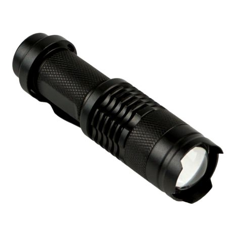 Фонарь карманный SK68 XPE black белый свет