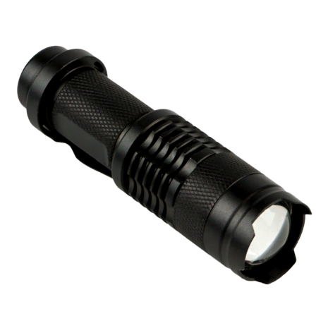 Фонарь карманный SK68 XPE black белый свет