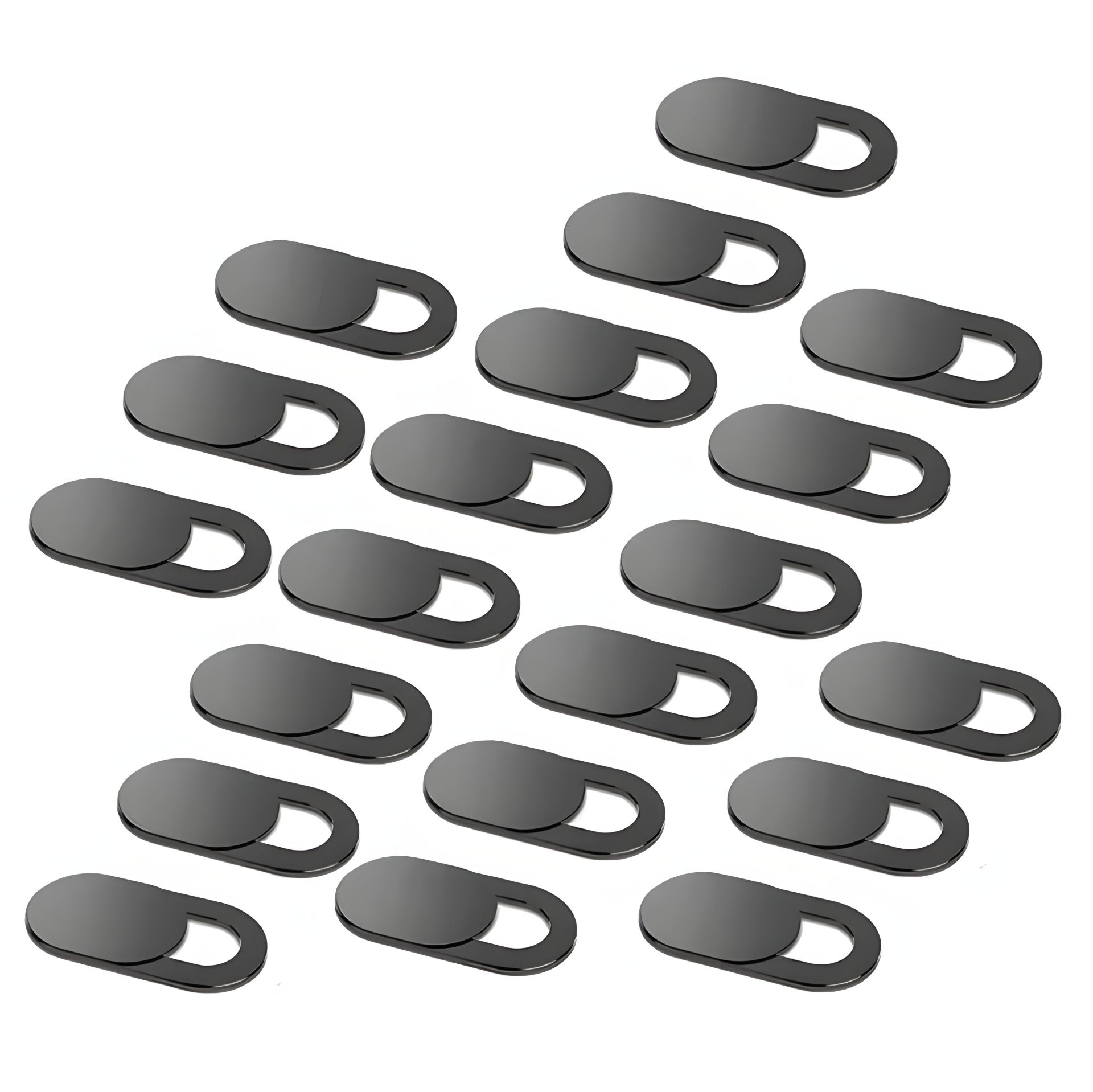 Темно-серые шторки на скотче для веб-камеры 20шт Темно-серые шторки на скотче для веб-камеры 20шт