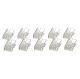 Коннектор RJ45 Cat6 прозрачный 10шт