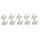Конектор прозорий RJ45 Cat6, 10шт
