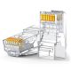 Коннектор RJ45 Cat6 прозрачный 2шт