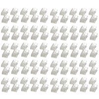Коннектор RJ45 Cat6 прозрачный 100шт