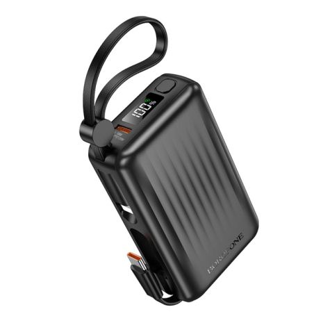 Power Bank Borofone BJ70 Source dual PD20W with cable 10000 mAh Черный