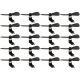Мобильный вентилятор Type-C черный, от телефона, повербанка, ноутбука, комплект 50шт