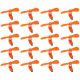 Мобильный вентилятор Type-C оранжевый, от телефона, повербанка, ноутбука, комплект 20шт