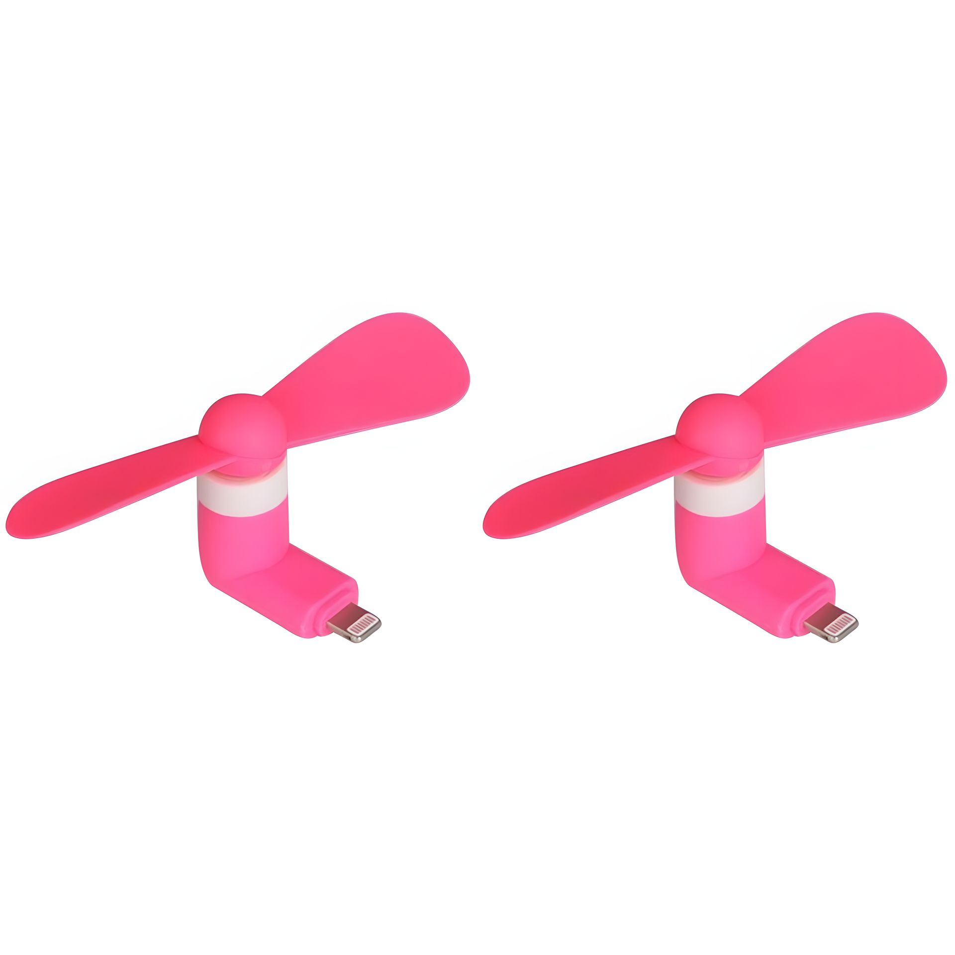 Комплект из 2шт розовых мобильных вентиляторов Lightning Комплект из 2шт розовых мобильных вентиляторов Lightning