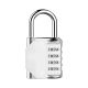 Міні-замок кодовий CL001MS, 4 цифри, метал, silver