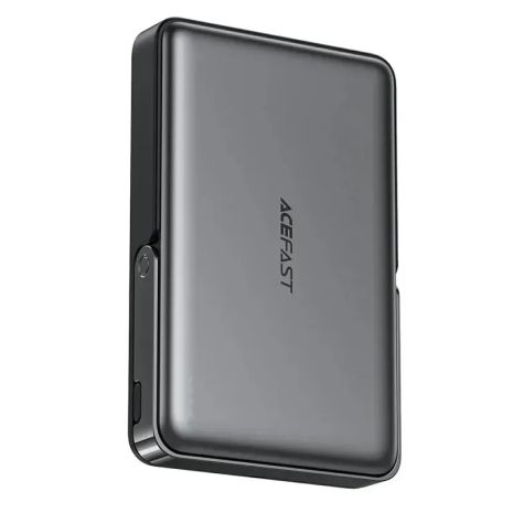 Повербанк ACEFAST M17 PD20W/22.5W magnetic fast charging power bank with built-in stand 10000mAh Black