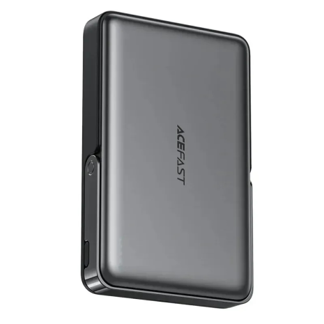 Повербанк ACEFAST M17 PD20W, 22.5W magnetic fast charging power bank with built-in stand 10000mAh Black