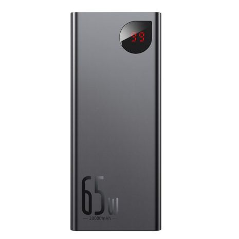 Повербанк Baseus Adaman Metal Digital Display Quick Charge Power Bank 20000mAh 65W Black PPIMDA-D01 Повербанк Baseus Adaman Metal Digital Display Quick Charge Power Bank 20000mAh 65W Black PPIMDA-D01
