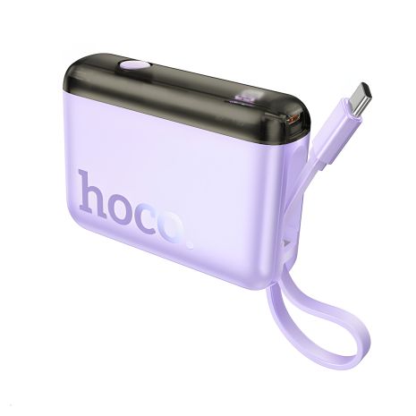 Повербанк HOCO J139 Hero, Purple, fully compatible, 22.5W, PD20W, 10000mAh, Type-C