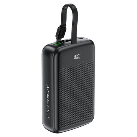 Повербанк ACEFAST M14 PD20W power bank with cable 20000mAh Black