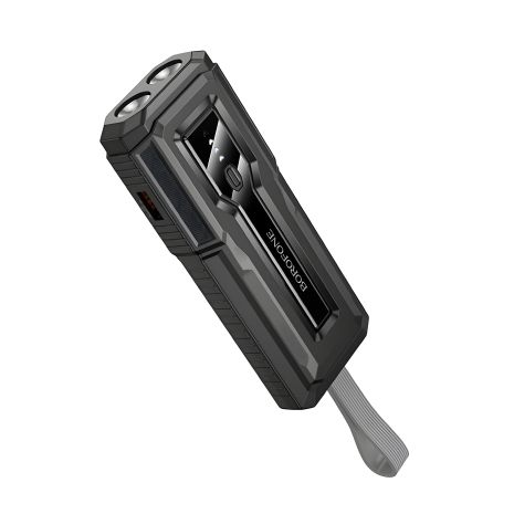 BOROFONE BJ54 Graceful flashlight 22.5W+PD20W fully compatible power bank (10000mAh) Black Повербанк