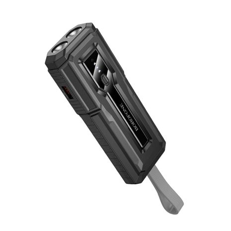 Повербанк BOROFONE BJ54 Graceful 22.5W+PD20W fully compatible flashlight power bank (10000mAh) Black
