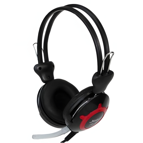 Игровые накладные наушники Jedel JD-868, Jack 3.5, черно-красные