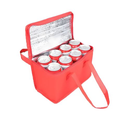 Красная термосумка 17x14x28cm