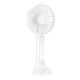 Портативный вентилятор HOCO DF07 1200mAh с подставкой для телефона, белый Портативный вентилятор HOCO DF07 1200mAh с подставкой для телефона, белый