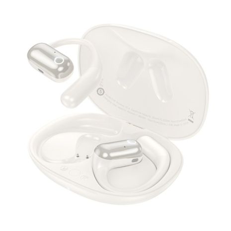 Наушники беспроводные HOCO EA6 Melody open true wireless BT headset Milky White Наушники беспроводные HOCO EA6 Melody open true wireless BT headset Milky White