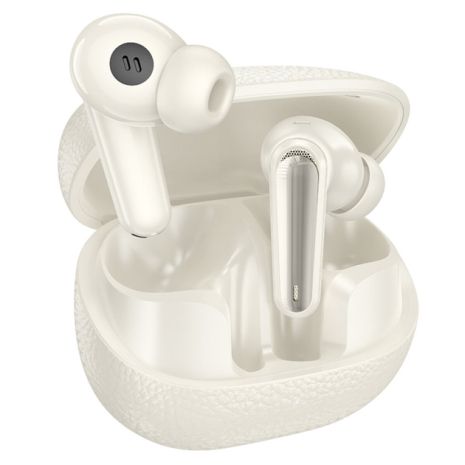 Наушники беспроводные HOCO EQ23 Plus Duke Ⅱ true wireless ANC+ENC BT headset Milky White
