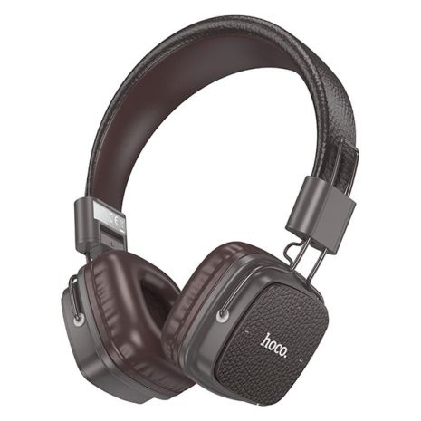 Навушники HOCO W56 Earl BT headphones, BT5.4, AUX, TF, Type-C, 250mAh, 28h, brown Навушники HOCO W56 Earl BT headphones, BT5.4, AUX, TF, Type-C, 250mAh, 28h, brown