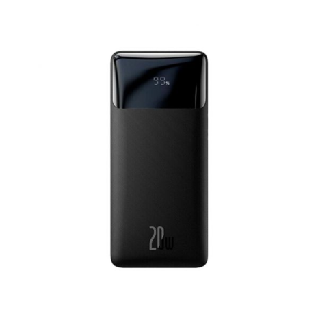 Повербанк Baseus PPDML-N Bipow, 30000 mAh, Out: 2USB, 18W, QC3.0, Type-C, 20W, PD, In: Type-C, 18W, МicroUSB, 18W, з Дисплеєм, Чорний