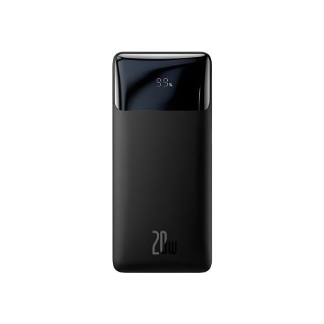 Багатофункціональний повербанк Baseus PPDML-N Bipow 30000 mAh, 2USB, 18W, QC3.0, Type-C, PD 20W, з дисплеєм, чорний