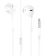 Навушники HOCO M80 дротові, Original series earphones display, 3.5 mm, 1.2m, білий (Комплект 20шт)