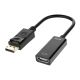 Переходник 0.15м DisplayPort (M) to HDMI (F) пластик, PVC, черный DMHF4PP15K Переходник 0.15м DisplayPort (M) to HDMI (F) пластик, PVC, черный DMHF4PP15K