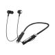 Бездротові нашийні навушники WH001K, BT5.0, вакуумні, IPX5, 280mAh, 8h, black