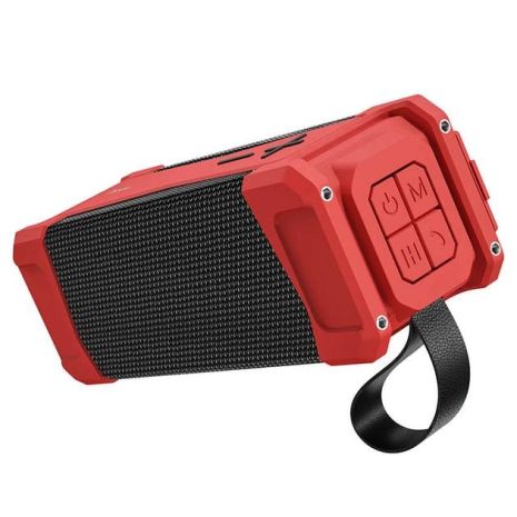 Бездротова колонка Hoco HC6, IPX5, TWS, BT5.0, AUX, FM, TF, USB, 20W, 4000mAh, 6h,червона Бездротова колонка Hoco HC6, IPX5, TWS, BT5.0, AUX, FM, TF, USB, 20W, 4000mAh, 6h,червона