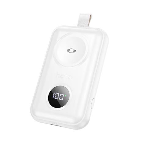 Повербанк Hoco J137 with iWatch charger, 2500mAh, White