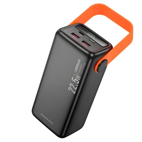 Повербанк BOROFONE BBJ66 Magnifico, 22.5W, PD20W, 40000mAh, Чорний