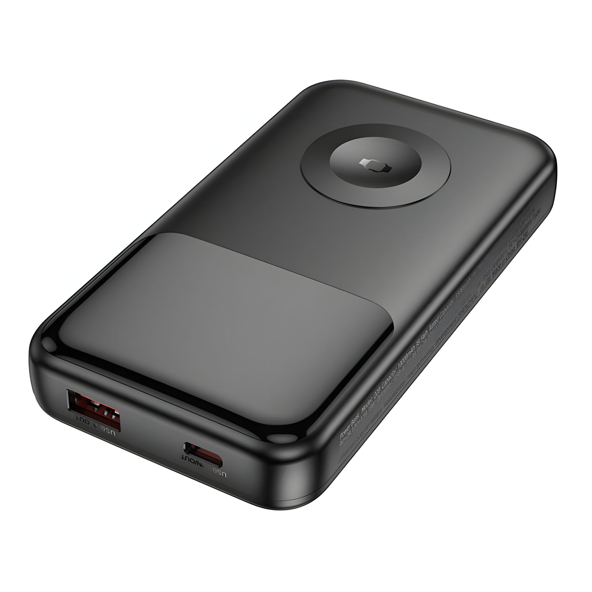 Повербанк Hoco Q28 Victory 22.5W+PD20W с зарядным кабелем для часов 10 000mAh Black Повербанк Hoco Q28 Victory 22.5W+PD20W с зарядным кабелем для часов 10 000mAh Black