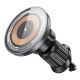 Автотримач із бездротовою зарядкою Borofone BH211 Riley Magnetic Wireless 15W Чорний
