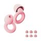 Вушні силіконові затички T2CIRP з набором амбушур (3 пари) Pink