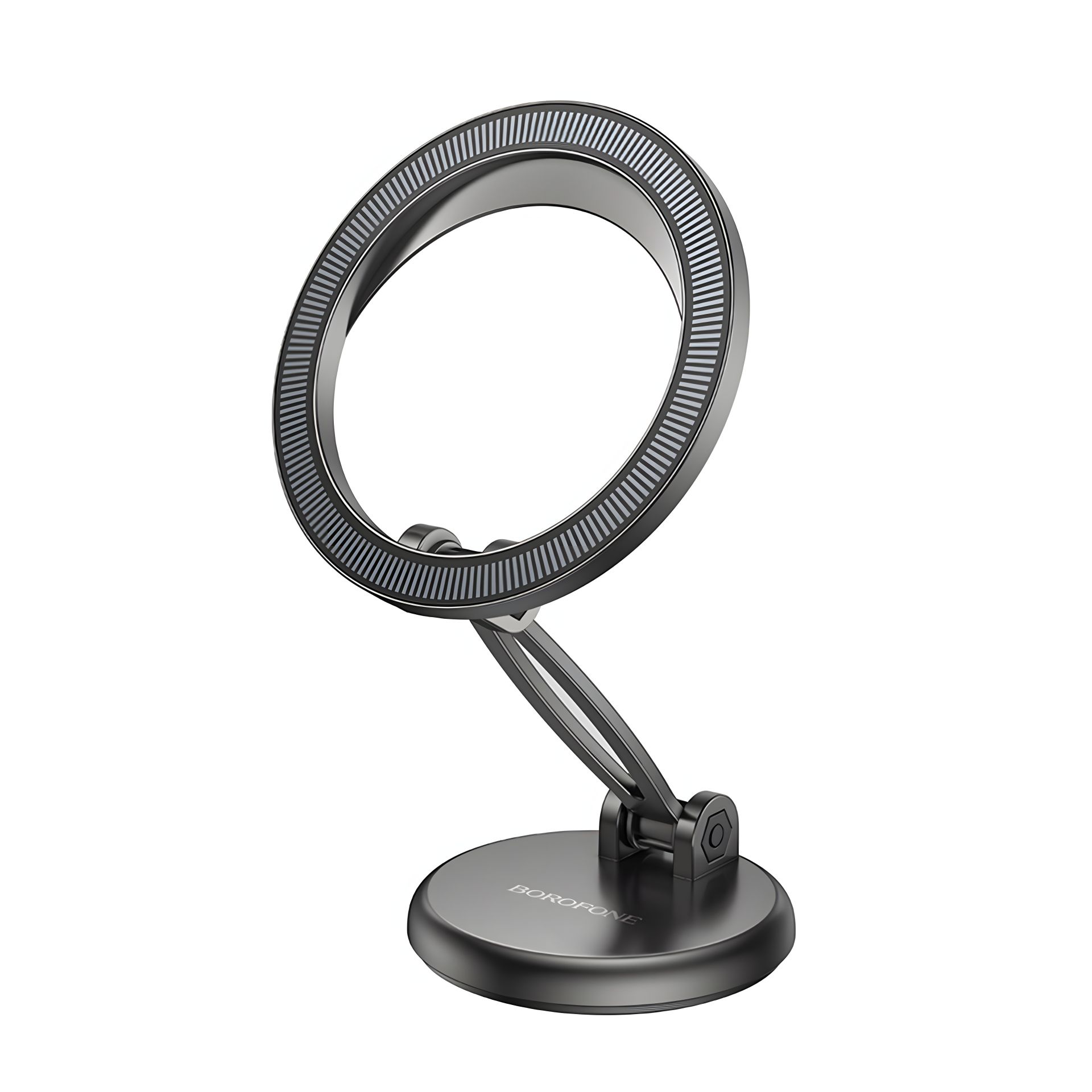 Магнитный автодержатель Borofone BH114 для IP, серый Магнитный автодержатель Borofone BH114 для IP, серый