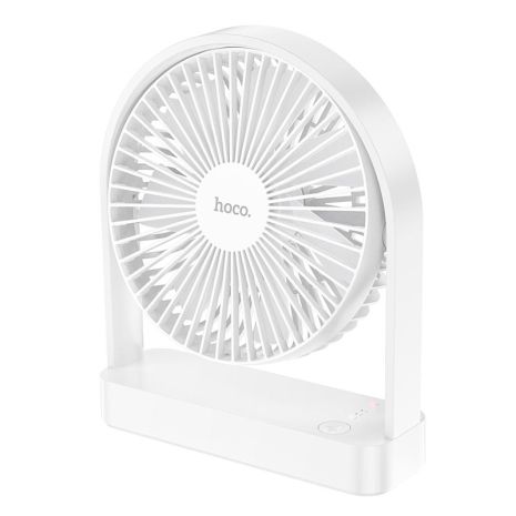 Вентилятор Hoco HX65 ultra-thin desktop fan |25dB, 1.5-6h| white