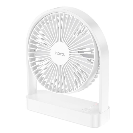 Вентилятор Hoco HX65 ultra-thin desktop fan |25dB, 1.5-6h| white